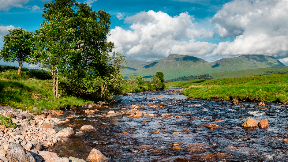 West highland way in the Scotish highlands.